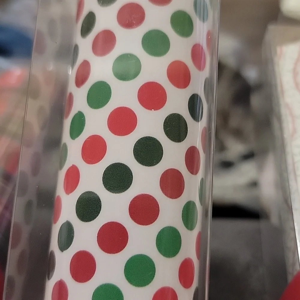 Makers Market Christmas Vinyl Set Of 6 - Red, Green, White Designs